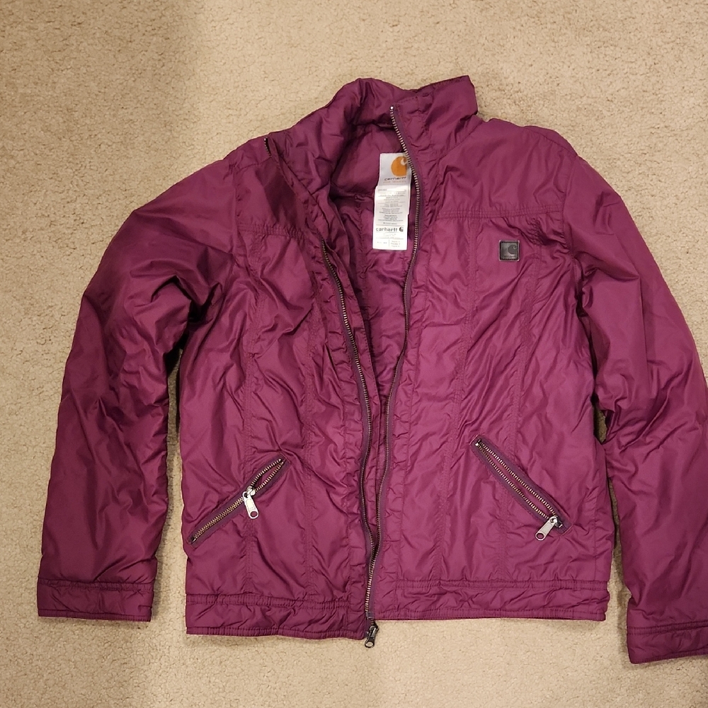 Carhartt Plum Jacket with Zip Pockets